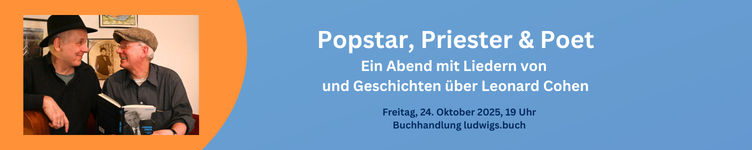 Veranstaltung am 24.10.2025: Ein Abend mit Liedern und Geschichten über Leonard Cohen